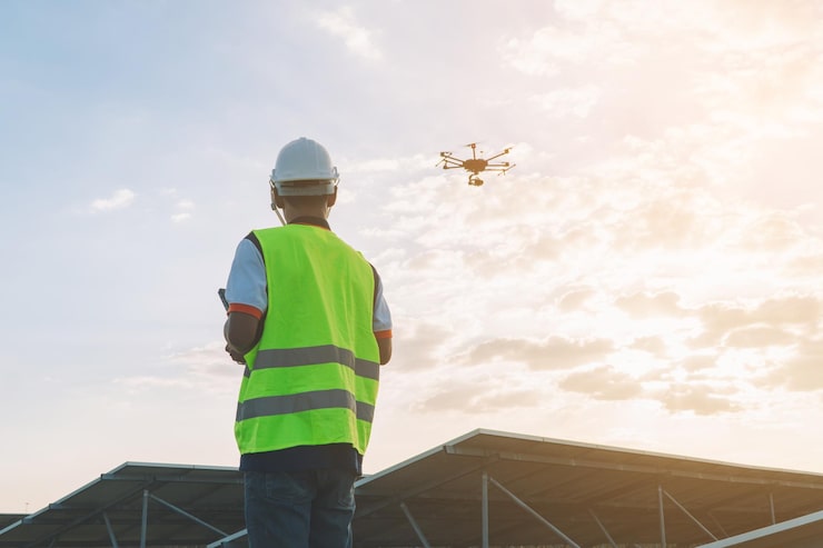 Drone roof inspection services